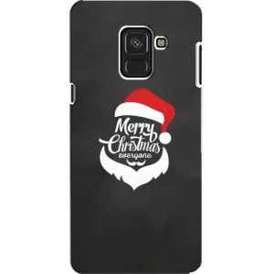 Рождественские Чехлы для Samsung A8, A8 2018, A530F (VPrint) (Санта Крисмас)