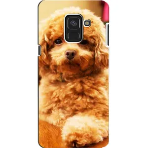 Чехлы с собаками для Samsung A8, A8 2018, A530F (VPrint) (Щенок Бишон)