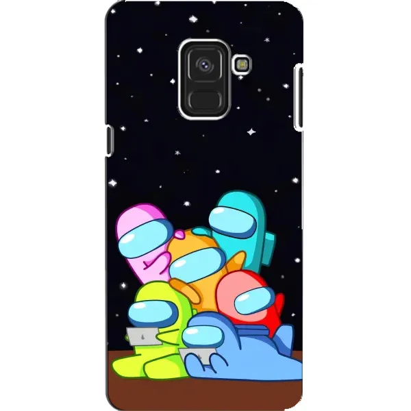 Чехол с принтом «Скины в космосе» для Samsung Galaxy A8 2018 (A530F)