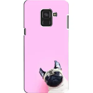 Чехлы с собаками для Samsung A8, A8 2018, A530F (VPrint) (Смешная собака)