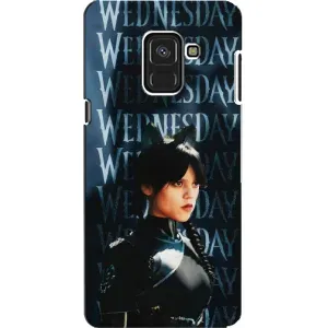 Чохли Венсдей на Samsung A8, A8 2018, A530F Уенсдей (AlphaPrint) (Венздей кішка)