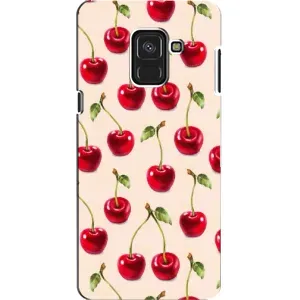 Чохли з фруктами для Samsung A8, A8 2018, A530F (VPrint) (Черешня)