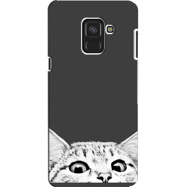 Чехол с принтом «Выглядывает кот» для Samsung Galaxy A8 2018 (A530F) Чехол с принтом «Выглядывает кот» для Samsung Galaxy A8 2018 (A530F)