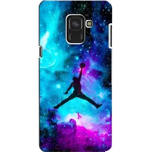 Чехлы для Samsung A8, A8 2018, A530F - с картинкой JORDAN (AlphaPrint) (Яркий Джордан)