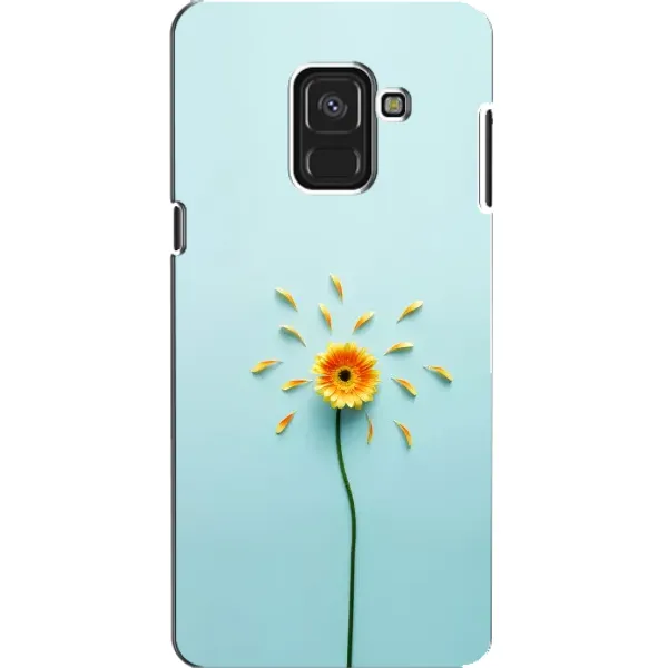 Чехол с принтом «Желтый цветок» для Samsung Galaxy A8 2018 (A530F)