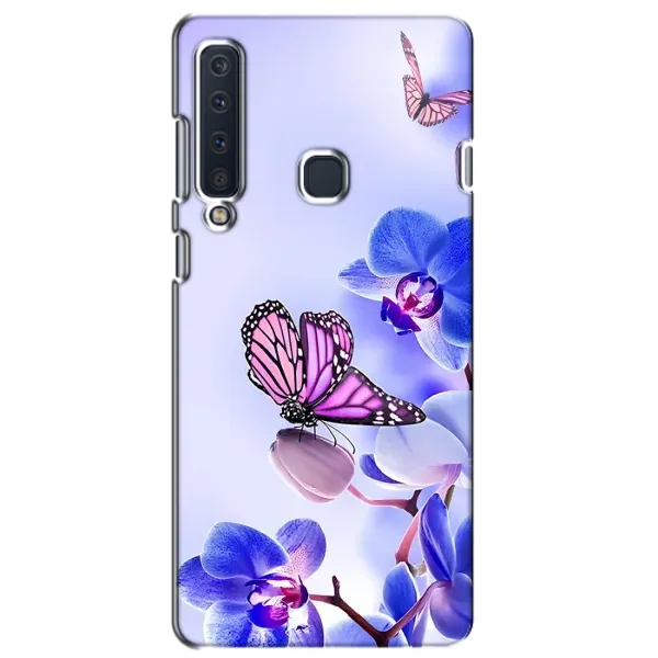 Чехол с принтом «Бабочка на цветочке» для Samsung Galaxy A9 2018 (A920)