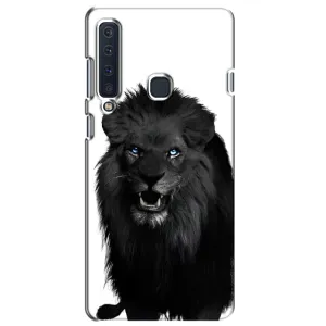 Чехлы с картинками животных Samsung Galaxy A9 2018, A920 (Черный ЛЕВ)