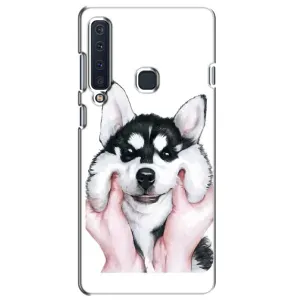 Чохли з собаками для Samsung Galaxy A9 2018, A920 (VPrint) (Радісний Хаскі)