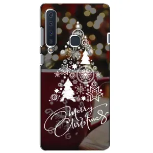Рождественские Чехлы для Samsung Galaxy A9 2018, A920 (VPrint) (Елочка узорная)