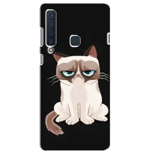 Чохол з принтом для Samsung Galaxy A9 2018, A920 (AlphaPrint) Модні коти (Сумний кіт)
