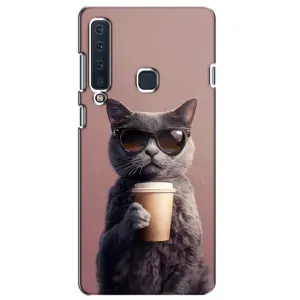 Чохол з принтом «Кіт з кавою» для Samsung Galaxy A9 2018 (A920)