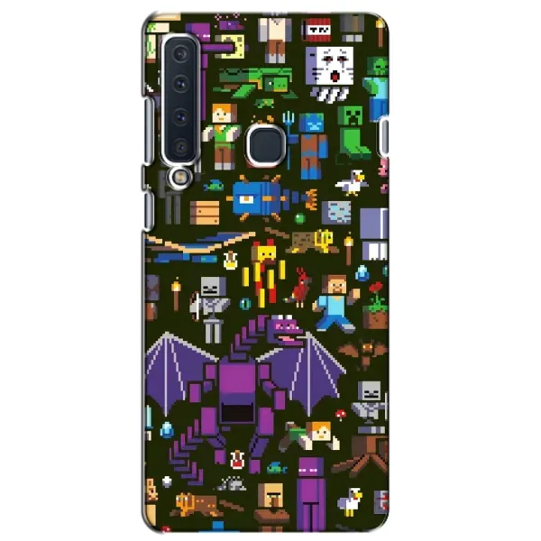 Чохол з принтом «Колаж Майнкрафт» для Samsung Galaxy A9 2018 (A920)
