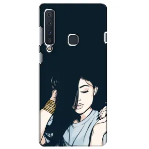 Чохол з друком для Samsung Galaxy A9 2018, A920 - (Мода) (AlphaPrint) (Гарна дівчина)