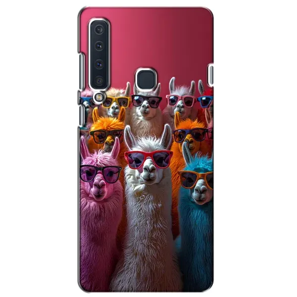 Чохол з принтом «Лами в окулярах» для Samsung Galaxy A9 2018 (A920)