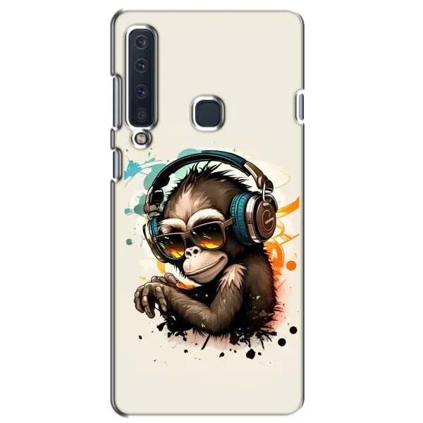 Чохол з принтом «Макака в навушниках» для Samsung Galaxy A9 2018 (A920)