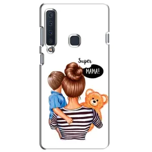 Чохол з друком для Samsung Galaxy A9 2018, A920 - (Мама з дитинкою) (AlphaPrint) (Мама з синочком)