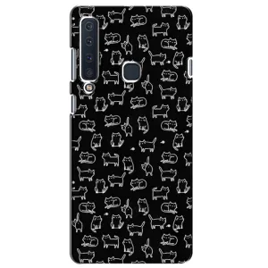 Чохол з принтом для Samsung Galaxy A9 2018, A920 (AlphaPrint) Модні коти (Маленькі котики)
