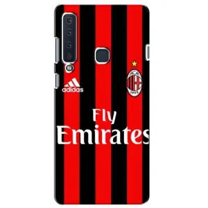 Чехлы для Samsung Galaxy A9 2018, A920 (VPrint) - Футбольные клубы (Milan)
