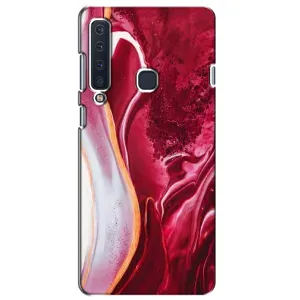 Чехол с принтом «Мрамор красный» для Samsung Galaxy A9 2018 (A920)