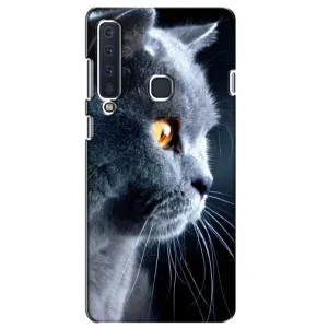 Чохли з Котиками для Samsung Galaxy A9 2018, A920 (VPrint) (Сірий Кіт)