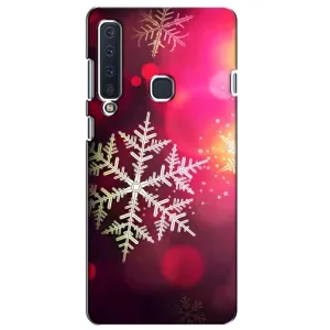 Новорічні Чохли для Самсунґ А9 2018 (VPrint) (Сніжинка)
