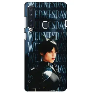 Чехлы Венсдей на Samsung Galaxy A9 2018, A920 Уэнсдей (AlphaPrint) (Уэнздей кошка)