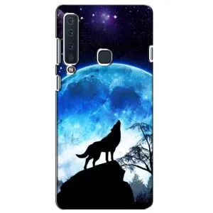 Защитные чехлы для Самсунг А9 2018 (AlphaPrint) (ХИТ продаж) ВОЛК (Волк на луну)