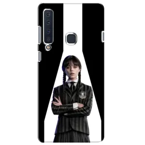 Чехлы Венсдей на Samsung Galaxy A9 2018, A920 Уэнсдей (AlphaPrint) (W-Wednesday)