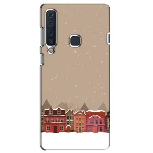 Новогодние, Праздничные Чехлы для Samsung Galaxy A9 2018, A920 - 2024 год (Зимний город)