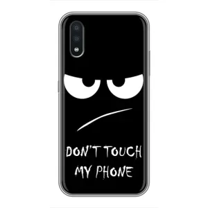 Чехол с принтом «Dont Touch» для Samsung Galaxy A01 Core