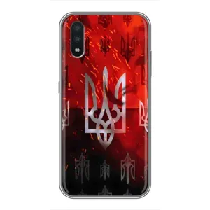 Украинские Чехлы для Samsung Galaxy A01 Core с картинкой УПА (AlphaPrint) (ГЕРБ УПА)