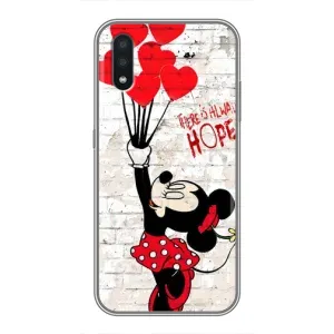 Чехол Disney Mouse Samsung Galaxy A01 Core (PREMIUMPrint) (Heart Minni)