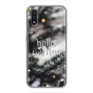 Новорічні, Святкові Чохли для Samsung Galaxy A01 Core - 2024 год (Hello winter)