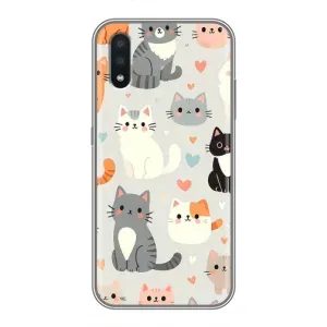 Чохол з малюнком кіт на Samsung Galaxy A01 Core (Колаж котів)