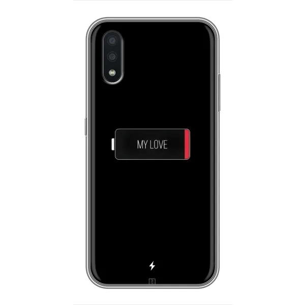Чехол с принтом «Love battery» для Samsung Galaxy A01 Core Чехол с принтом «Love battery» для Samsung Galaxy A01 Core