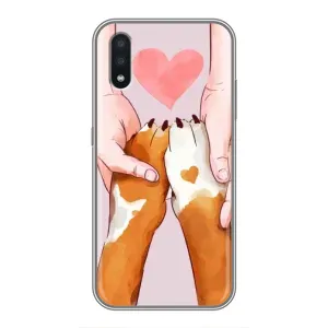 Чохли з собаками для Samsung Galaxy A01 Core (VPrint) (Любовь до собак)