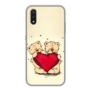 Чехлы для любимой на Самсунг Галаксі А01 Кор (VPrint) (Медвежата)
