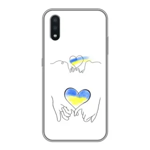 Чехол для Патриота Украины Samsung Galaxy A01 Core - (AlphaPrint) (Мир Украине)