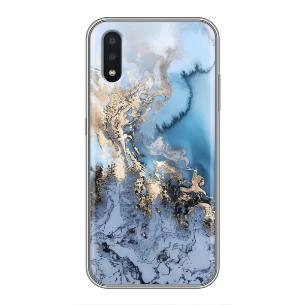 Чохол з принтом «Ніжний мрамор» для Samsung Galaxy A01 Core