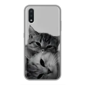 Чохол з малюнком кіт на Samsung Galaxy A01 Core (Пара котів)