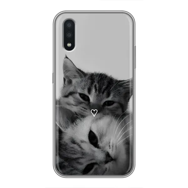 Чохол з принтом «Пара котів» для Samsung Galaxy A01 Core Чохол з принтом «Пара котів» для Samsung Galaxy A01 Core