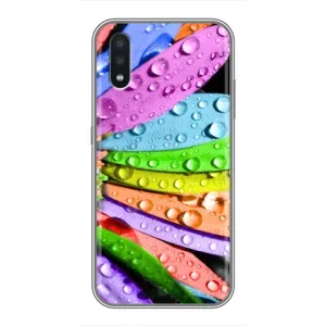 Чехлы (ART) Цветы на Samsung Galaxy A01 Core (VPrint) (Семицветик)