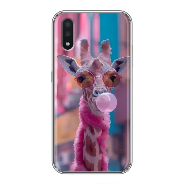 Чехол с принтом «Стильный жирав» для Samsung Galaxy A01 Core