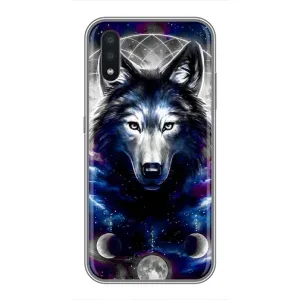 Защитные чехлы для Самсунг А01 Кор (AlphaPrint) (ХИТ продаж) ВОЛК (Волк)