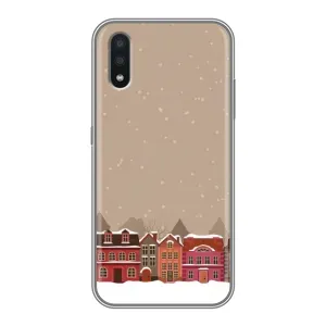 Новорічні, Святкові Чохли для Samsung Galaxy A01 Core - 2024 год (Зимове місто)