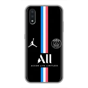 Чехлы PSG для Samsung Galaxy A01 (AlphaPrint) (футболка ПСЖ)