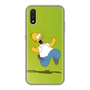 Чехол с Симпсонами для Samsung Galaxy A01 (VPrint) (Гомер Симпсон)