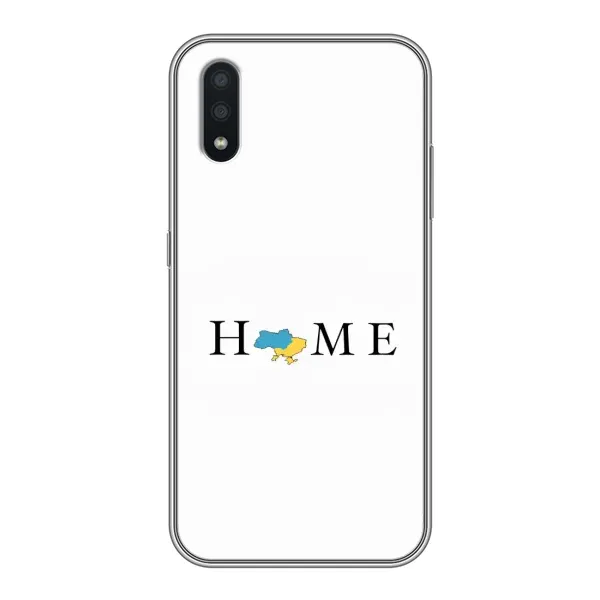 Чехол с принтом «Home» для Samsung Galaxy A01
