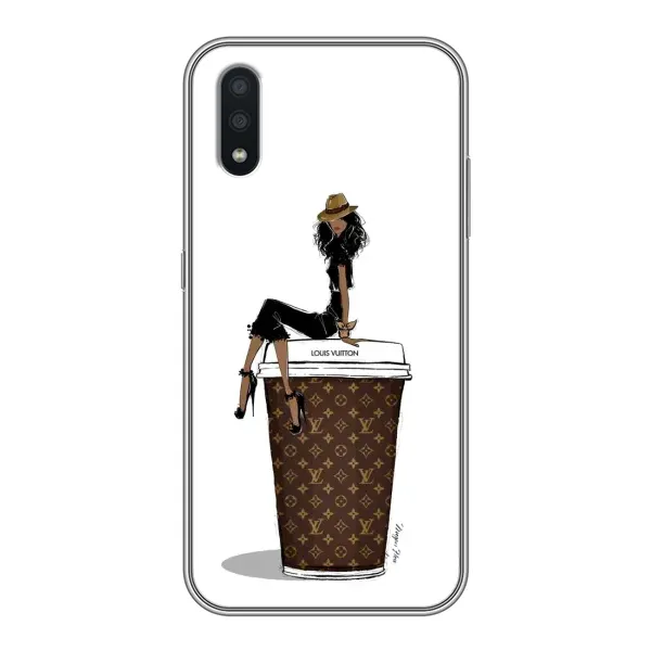 Чехол с принтом «кофе LOUIS VUITTON» для Samsung Galaxy A01