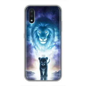 Чехол со Львом для Samsung Galaxy A01 (VPrint) (Маленький лев)